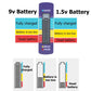 🎁 Het försäljning – 50 % rabatt! ⚡Universell batteritestare – Kontrollerar AA-, AAA-, 9V-, knapp- och andra batterier på 3 sekunder! Kompakt, noggrann🔋⏱️