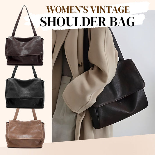 🔥Vintage cowhide women's shoulder bag