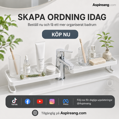 🔥🎁Nyhet 50 % RABATT🔥 ✨ ✨ Svamphållare & avrinningsgaller för diskbänken – ingen borrning krävs 💧
