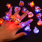 LED Ljus Halloween Lysande Ring - Set med 30 st