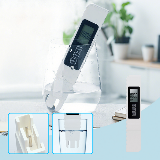 💧3-i-1 TDS Vattenkvalitetstestare🌊Mäter pH, Klor och Hårdhet med LCD-display för Pool och Akvarium📱