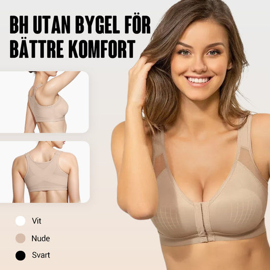Behå med framknäppning utan byglar för kvinnor