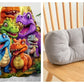 🦖🔥 50% RABATT! Dinosaurie Flanellpläd – Supersöt & Mjuk