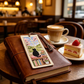 🐈📚Seasonal Cat Cross Stitch Bookmark – Cozy Reading Companion