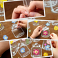 🔥 Tidsbegränsad Rabatt 50% 🔥 40st Transparenta Torkade Blomster Bokmärken – DIY Presentbokmärken