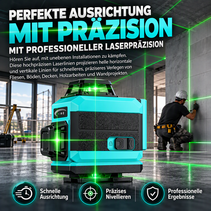 📐🔦360-graders laservattenpass för utomhusbruk – för bygg- och kakelarbeten📐✨