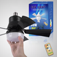 3-in-1 Portable Ceiling Fan & Light With Remote Control