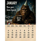 2027 Bigfoot-kalender med vardagsmotiv
