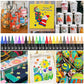 🖌️ 50% RABATT NU! ✨ Akrylpenna med Dubbel Spets - Fin Pensel & Konstspets för Konst på Duk, Trä & Sten 🎨🌈