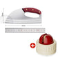 Ergonomisk kökskniv – med handtag framtill för att enkelt skära grönsaker och kött. En perfekt present till hemmakocken. 🍅🔪