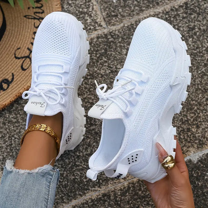 Bekväma och andningsaktiva sneakers för kvinnor