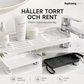🔥🎁Nyhet 50 % RABATT🔥 ✨ ✨ Svamphållare & avrinningsgaller för diskbänken – ingen borrning krävs 💧