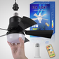 3-in-1 Portable Ceiling Fan & Light With Remote Control