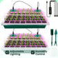 💎60% RABATT! 💎 Groningsbrickor med odlingsljus – Fuktighetskontroll, transparent och fullspektrumljus 🌱💡