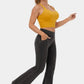 🔥Stretchy Denim High Waisted Crossover Flare Pants👖