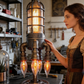 👍Het rea 50% rabatt🔥 Steampunk Rocket Lamp