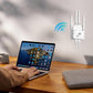 📶 50% REA NU! 🔥 WiFi-förlängare 1200Mbps - Dual Band & 10 000 kvm Täckning, Perfekt för Hemmet och Kontoret ✨