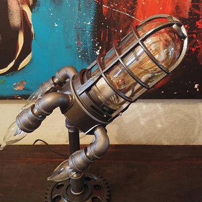 👍Het rea 50% rabatt🔥 Steampunk Rocket Lamp