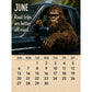 2027 Bigfoot-kalender med vardagsmotiv