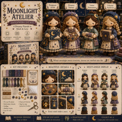💕Hot Sale 50% OFF🧵Tiny Worlds Collection – Patchwork DIY Kit Series
