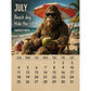 2027 Bigfoot-kalender med vardagsmotiv