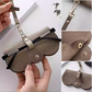 ✨Solglasögon i mjukt läder Bag👓️