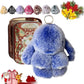 🎁Handgjorda mjuka kanin pompom-bollar berlocker🐰