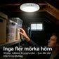 💡 50% RABATT NU! 🧲 Rörelsesensor LED Taklampa – Automatisk, Magnetisk & USB Uppladdningsbar – Röststyrning, 120° Detektering, 30s Auto-Off ✨