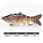 Naturtrogen flerledad sjunkande fiskedrag