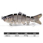 Naturtrogen flerledad sjunkande fiskedrag