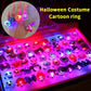 LED Ljus Halloween Lysande Ring - Set med 30 st