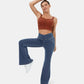 🔥Stretchy Denim High Waisted Crossover Flare Pants👖