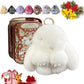 🎁Handgjorda mjuka kanin pompom-bollar berlocker🐰
