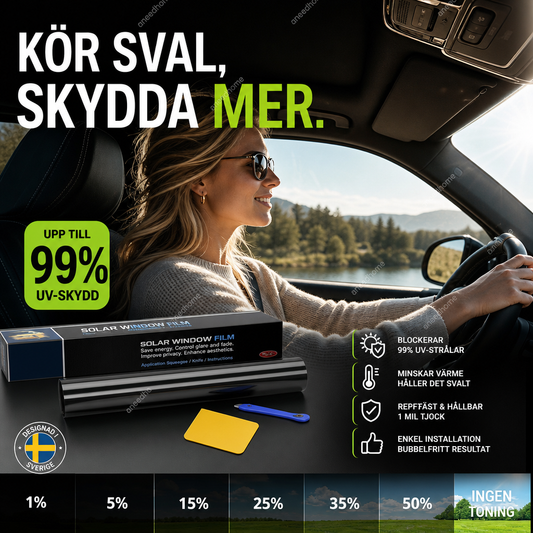 🌞Solskyddsfilm – UV-skydd & värmeisolering | Spara 50 % redan idag!