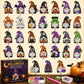 🎃✨ 31 Dagars Tomteöverraskningar Halloween Diamantmålning Adventskalender
