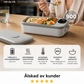 🍱 50% RABATT NU! 🔋 Elektrisk Matlåda med USB-laddning – Självuppvärmande & Lätt – Perfekt för Jobb, Skola & Resa ⚡