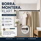 ✨ Montera på sekunder utan att borra – justerbar spännstång för smartare förvaring hemma 🏠