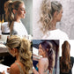 💇‍♀️Lockig peruk med hög hästsvans och klo-klämma💇‍♀️