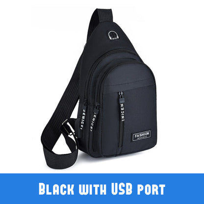 🔥Up to 40% off🔥Sling Bag with USB Port
