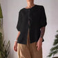 💖2-delade outfits för kvinnor Topp med knytfront och byxor