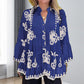 🔥2024 varm försäljning🌷Ruffle Top för damer i Boho-stil