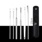 📢 Begränsad tidsrabatt – 50% REA 📢 ✨ Portabelt 6-delars öronpiercingset i rostfritt stål – Spirallverktyg för öron ✨