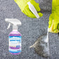 Spray för fläckborttagning från matta utan att skölja