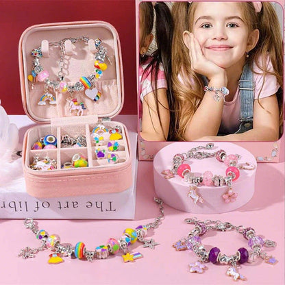 Kit för tillverkning av berlockarmband för smycken