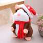 🎁Talande hamster plyschleksak