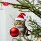 Hängande Kattprydnad för Julgran