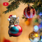 Hängande Kattprydnad för Julgran
