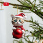 Hängande Kattprydnad för Julgran