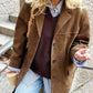 ✈️Fri leverans✈️Kvinnors Vintage Fuskmocka Lös Blazer