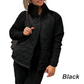 ❄️Damen Stickad patchwork puffy jacka